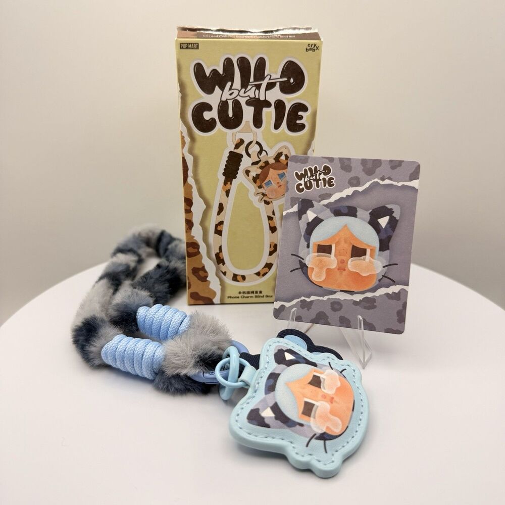 PopMart Wild But Cutie Phone Charm Blind Box Confirmed -  DENIM CUTIE